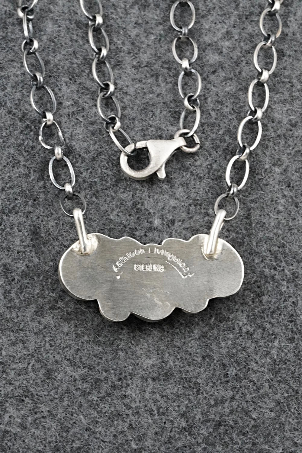 Turquoise & Sterling Silver Necklace - Kathleen Livingston