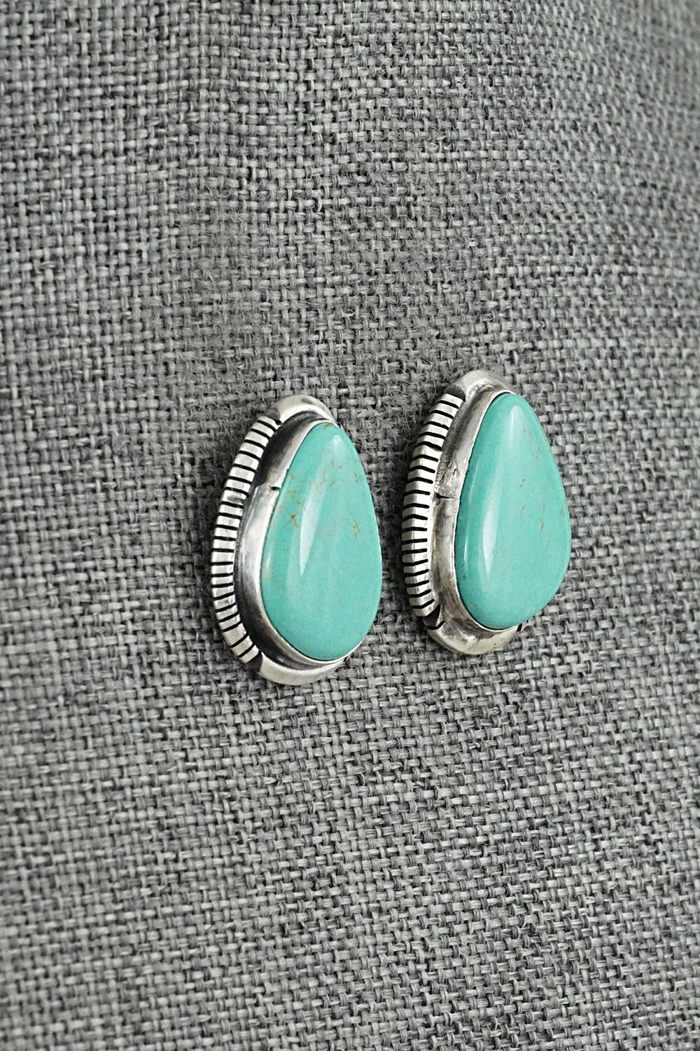 Turquoise & Sterling Silver Earrings - Thomas Francisco