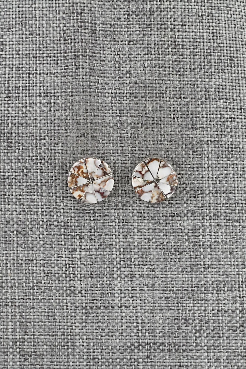 Wild Horse & Sterling Silver Earrings - Johnson Laweka