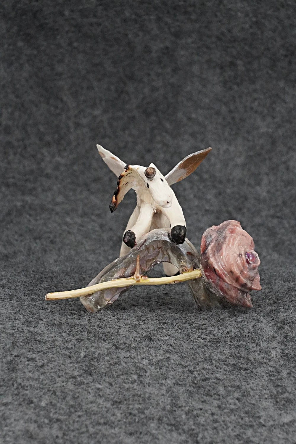 Unicorn Zuni Fetish Carving - Ruben Najara