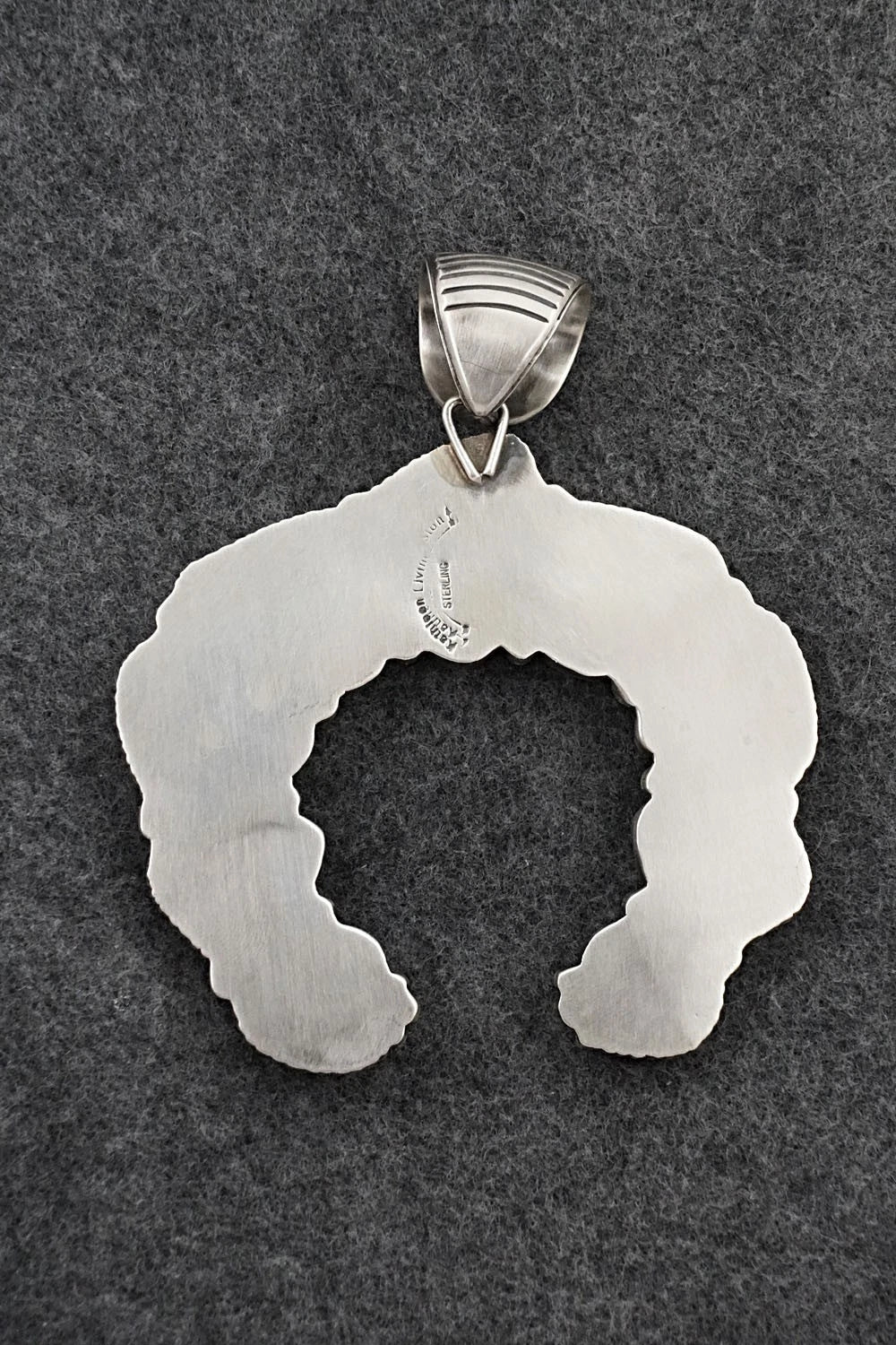 Turquoise & Sterling Silver Pendant - Kathleen Livingston