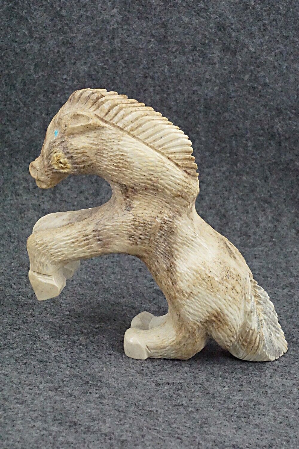 Horse Zuni Fetish Carving - Tony Mackel