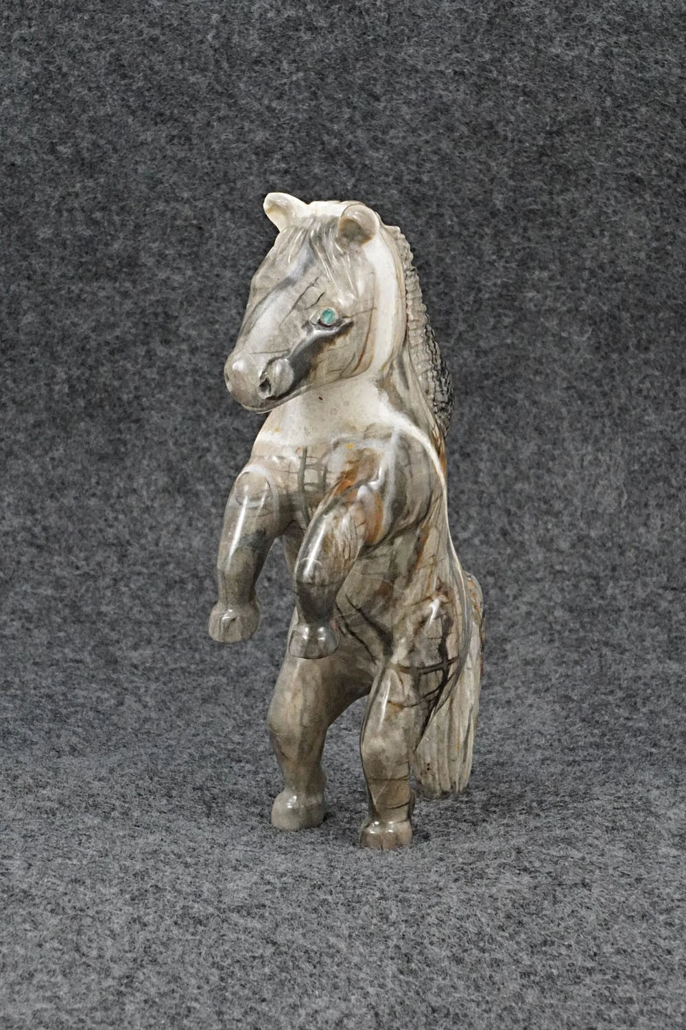 Horse Zuni Fetish Carving - Clayton Panteah