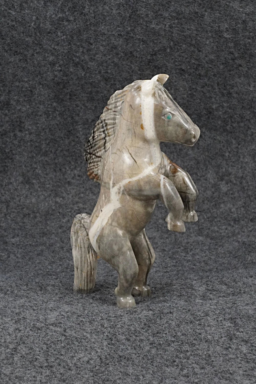 Horse Zuni Fetish Carving - Clayton Panteah