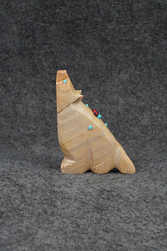 Wolf Zuni Fetish Carving - Danette Laate