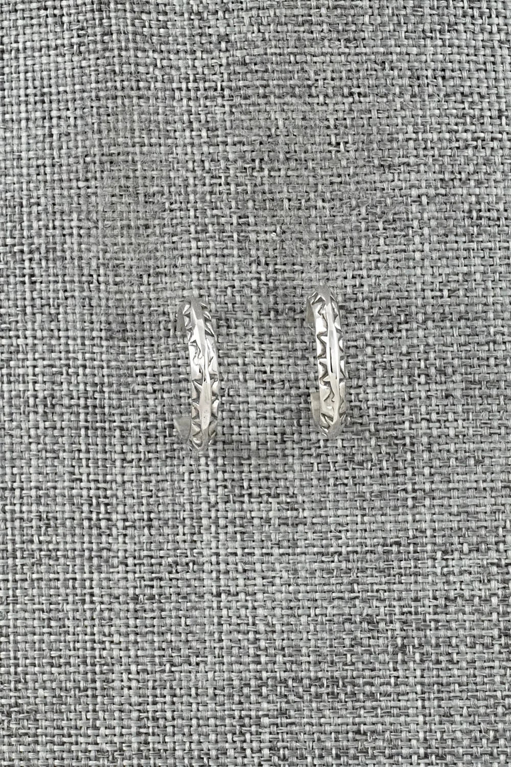 Sterling Silver Hoop Earrings - Elaine Tahe