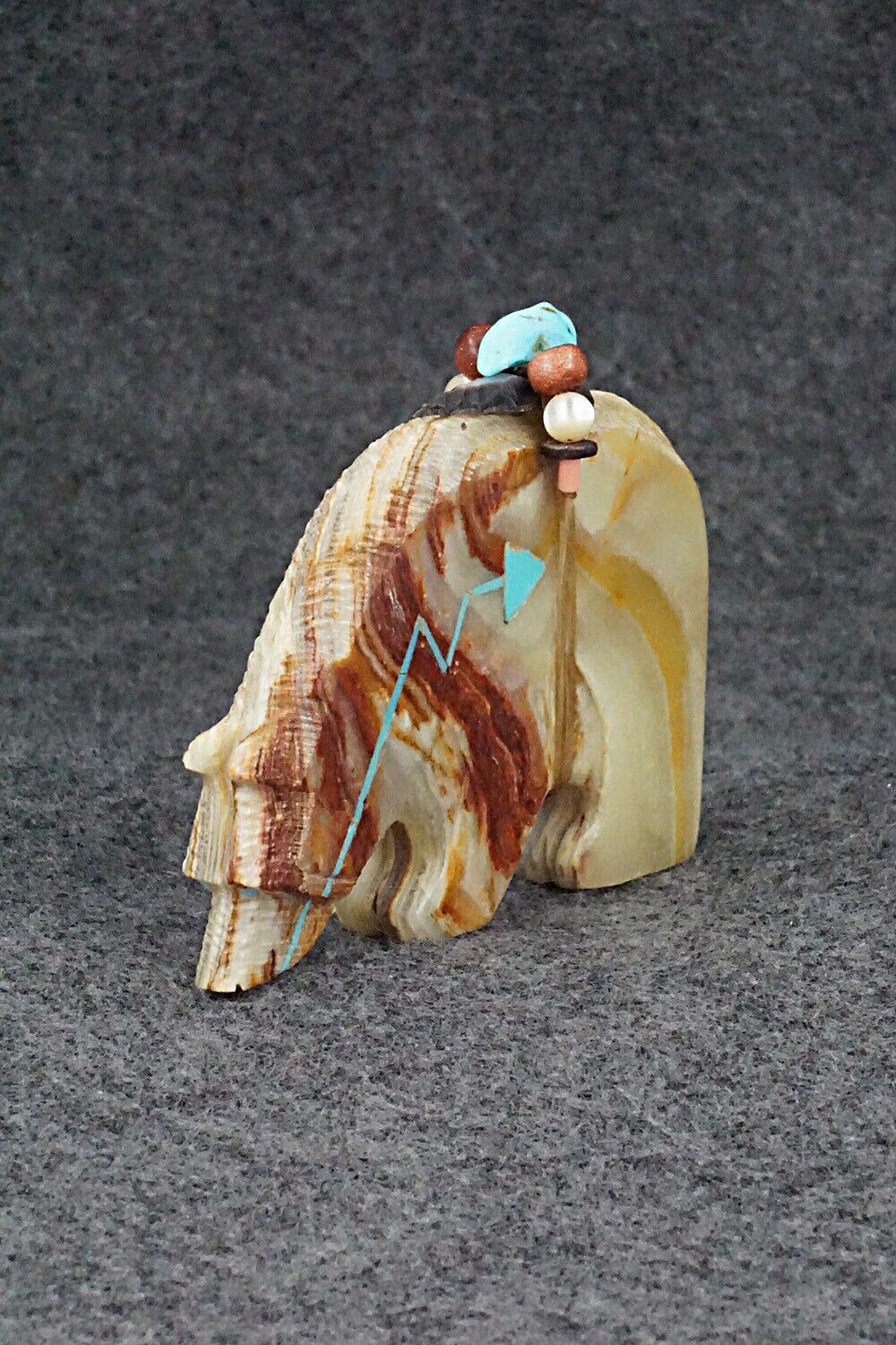 Bear Zuni Fetish Carving - Douglas Martza