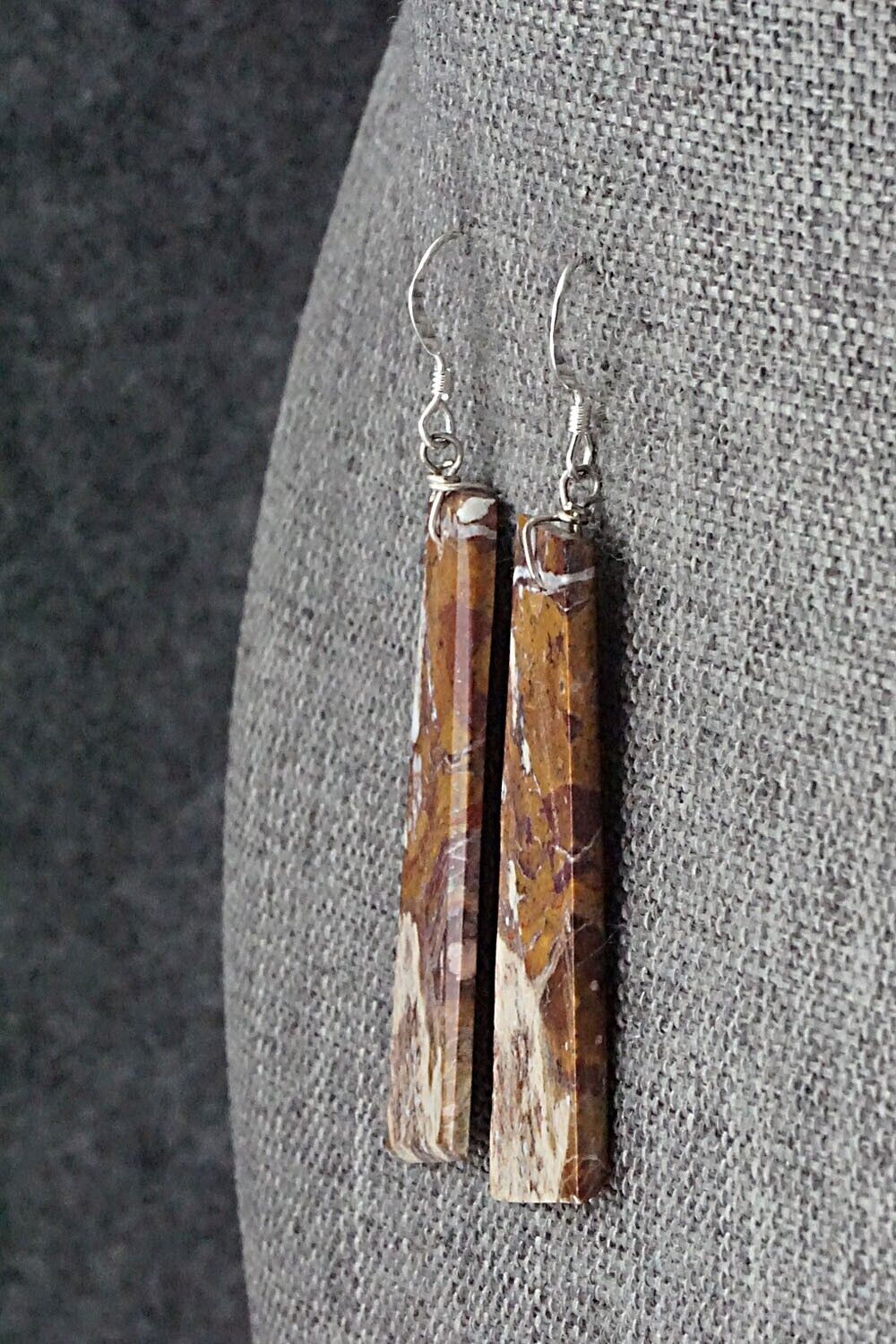 Wild Horse & Sterling Silver Earrings - Francis Garcia