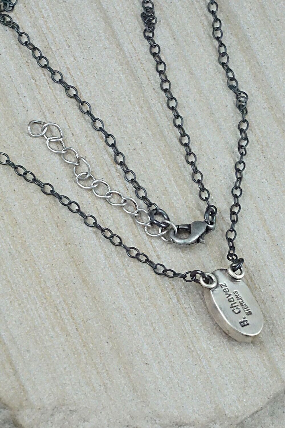 Spiny Oyster & Sterling Silver Necklace - Bernyse Chavez
