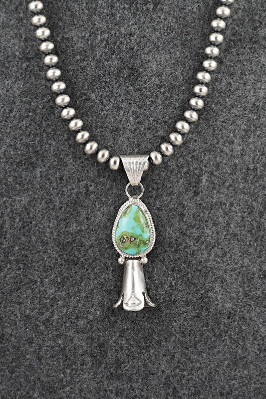 Turquoise & Sterling Silver Necklace - Samuel Yellowhair