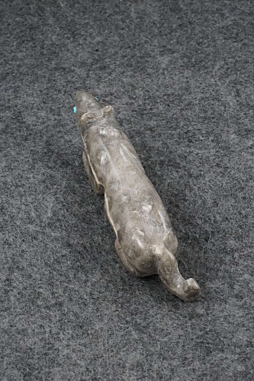 Mountain Lion Zuni Fetish Carving - Ronnie Lunasee