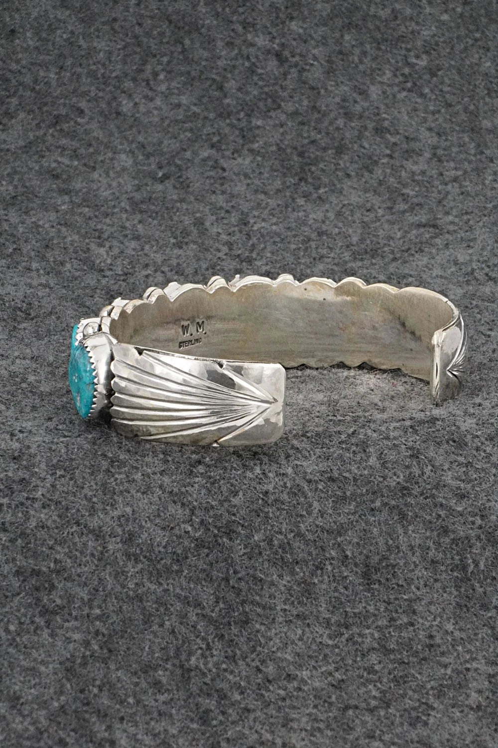 Turquoise & Sterling Silver Bracelet - Wilbert Muskett Sr.