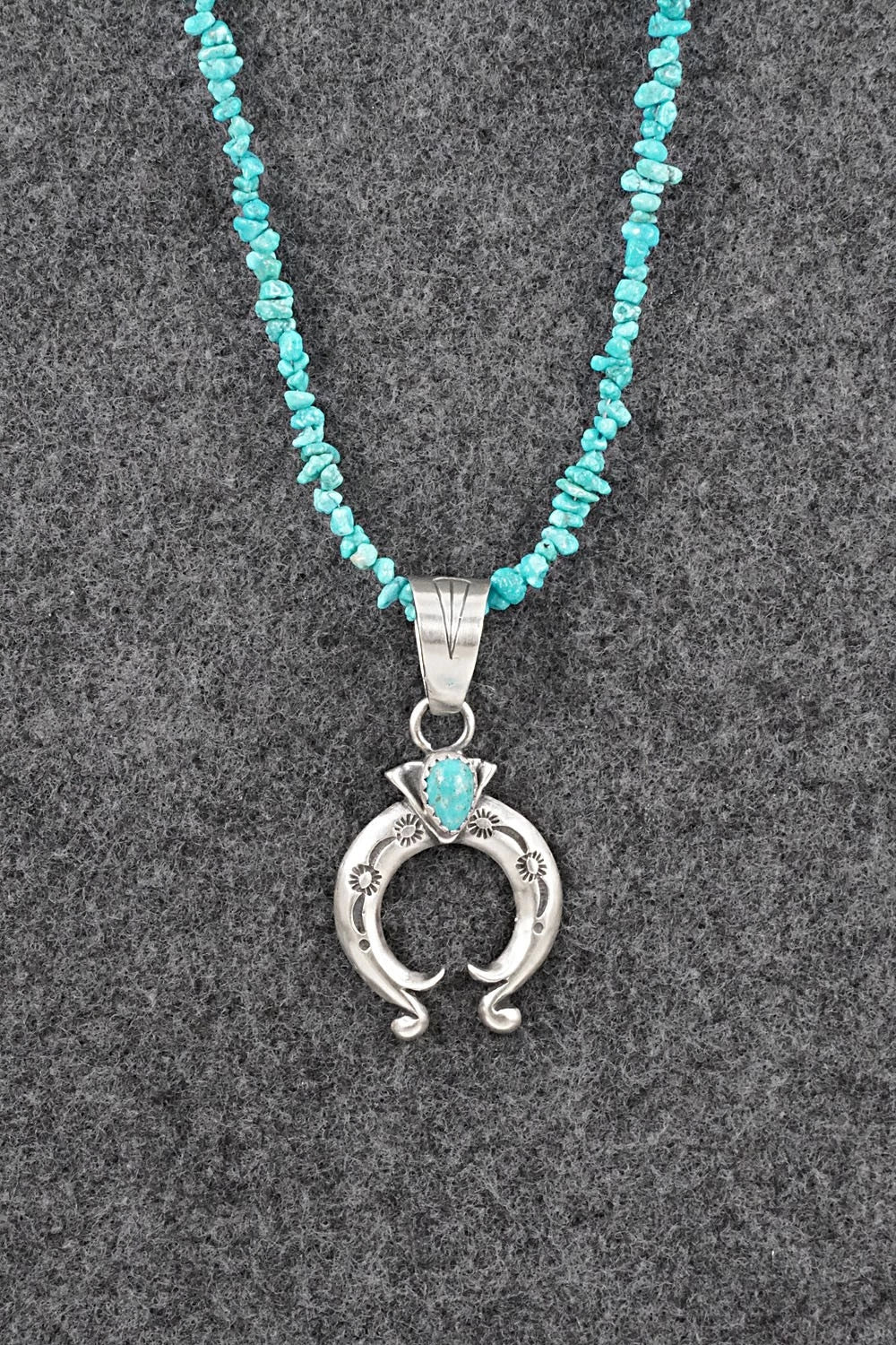 Turquoise & Sterling Silver Necklace - Sharon McCarthy