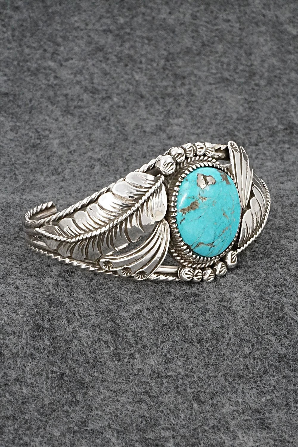 Turquoise & Sterling Silver Bracelet - Emerson Delgarito
