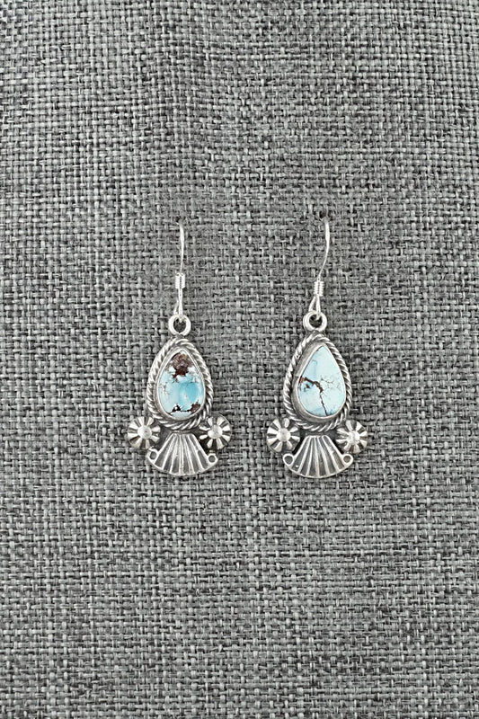 Turquoise & Sterling Silver Earrings - Verley Betone