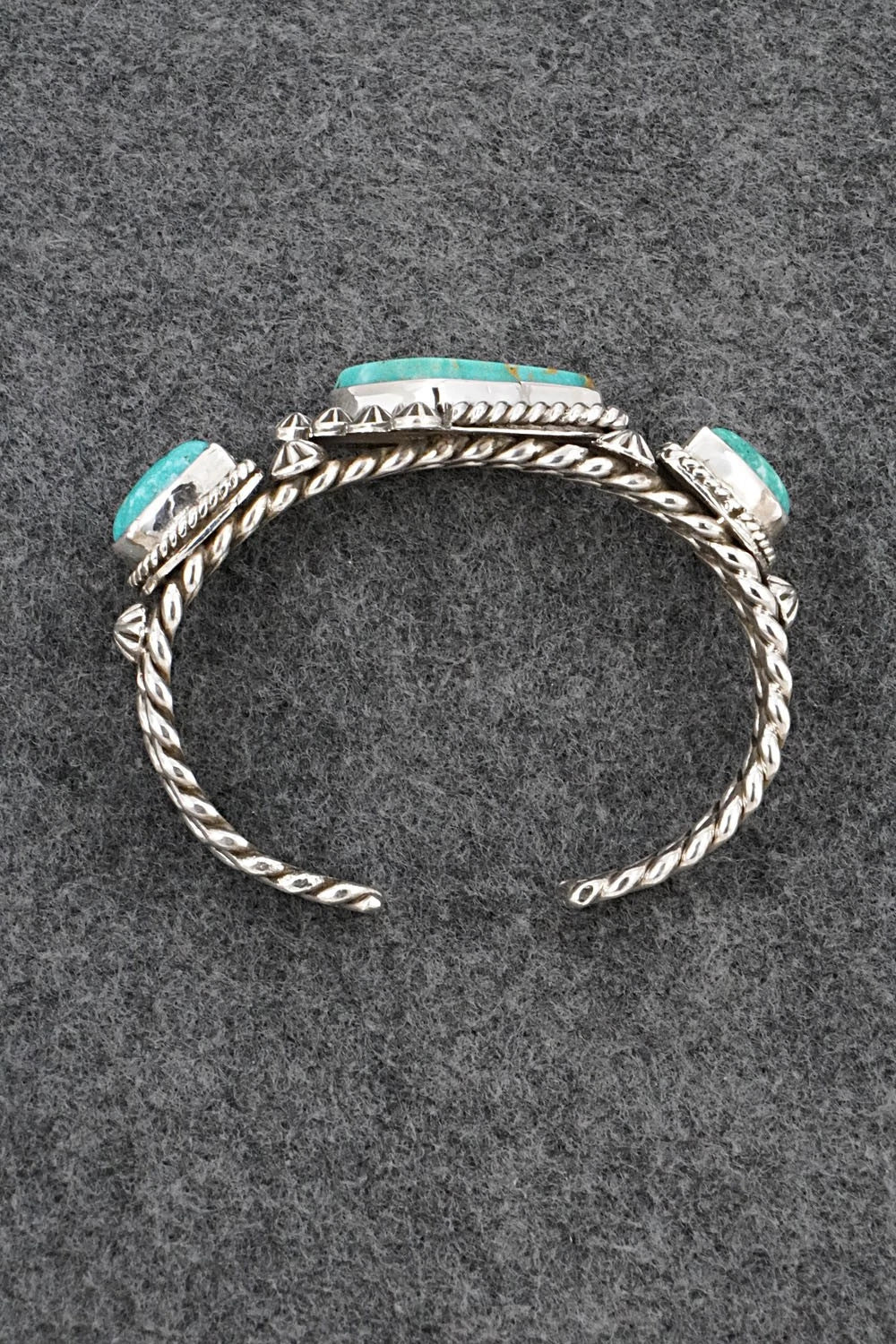 Turquoise & Sterling Silver Bracelet - Emerson Delgarito