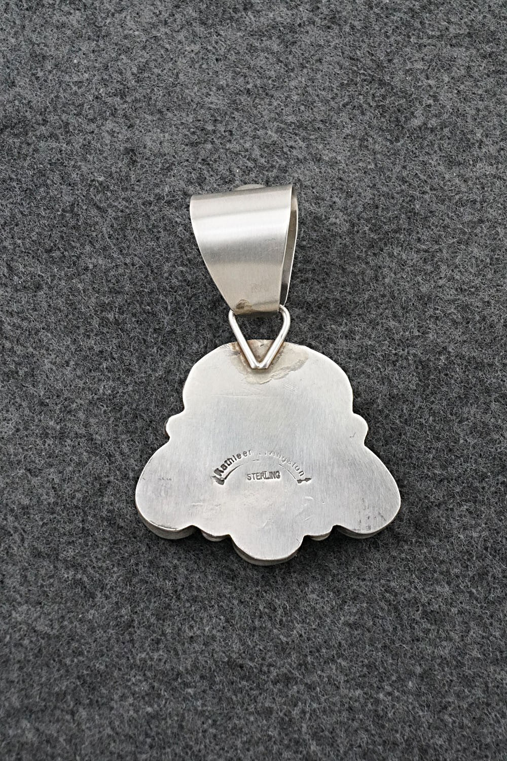 Turquoise & Sterling Silver Pendant - Kathleen Livingston