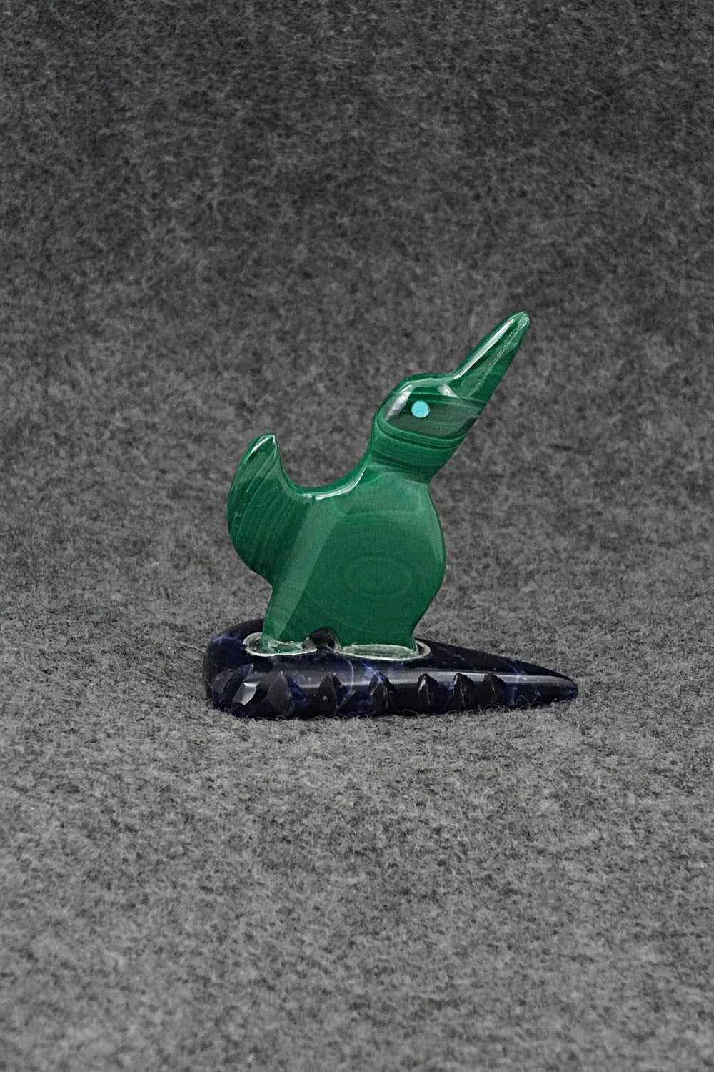 Humming Bird Zuni Fetish Carving - Kenric Laiwakete
