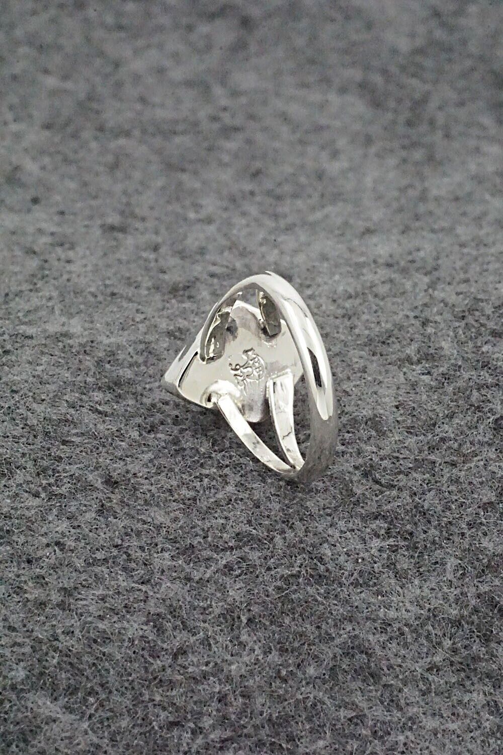 Onyx & Sterling Silver Ring - Letricia Largo - Size 7.25