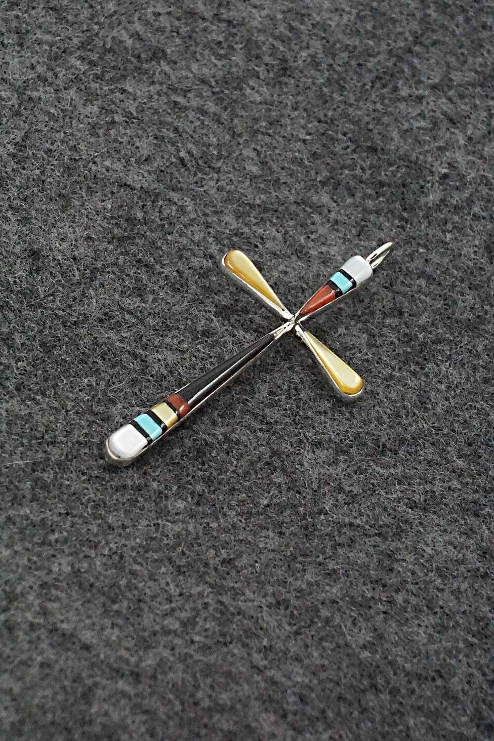 Multi-Stone & Sterling Silver Pendant - Sylvester Noche