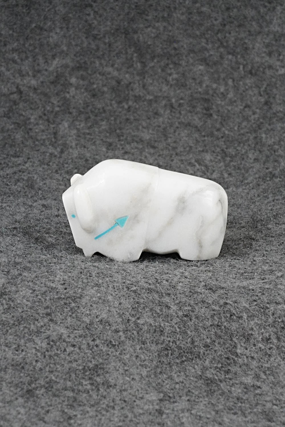 Buffalo Zuni Fetish Carving - Clayton Panteah