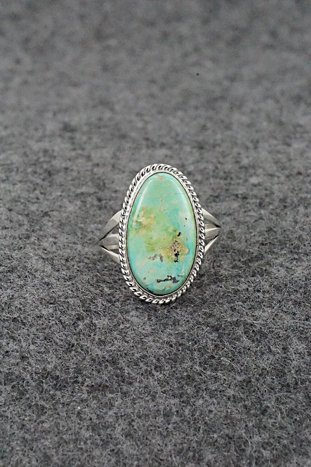 Turquoise & Sterling Silver Ring - Judy Largo - Size 7