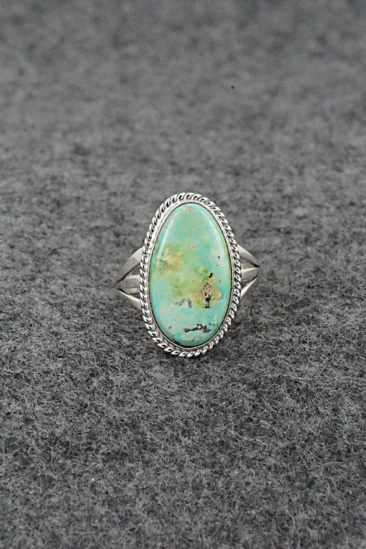 Turquoise & Sterling Silver Ring - Judy Largo - Size 7