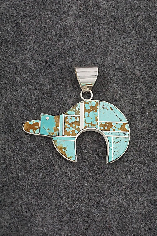 Turquoise & Sterling Silver Pendant - Harold Smith