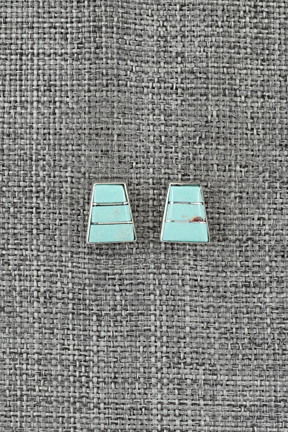 Turquoise and Sterling Silver Earrings - Michelle Haloo