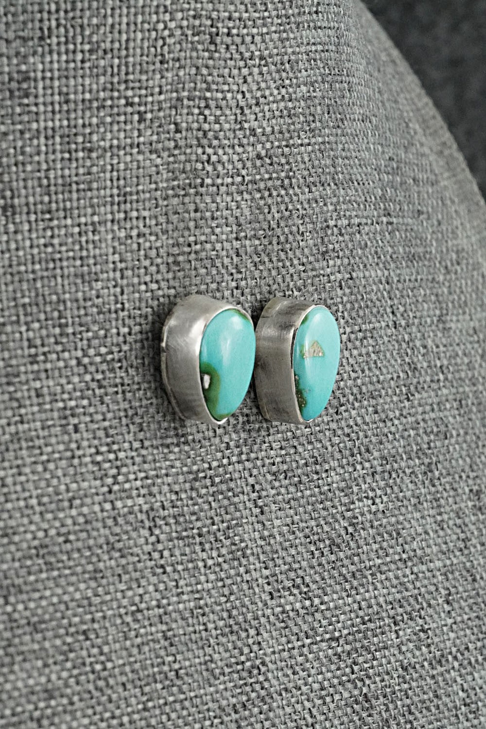 Turquoise & Sterling Silver Squash Blossom Set - Darrin Livingston