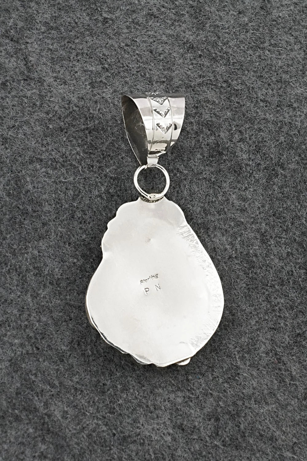 Turquoise & Sterling Silver Pendant - Phil Nez