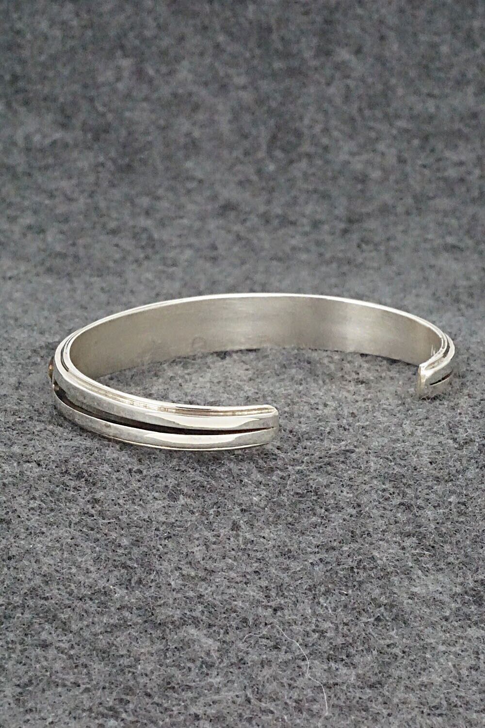 Multi-Stone & Sterling Silver Inlay Bracelet - Wilbert Muskett Jr.