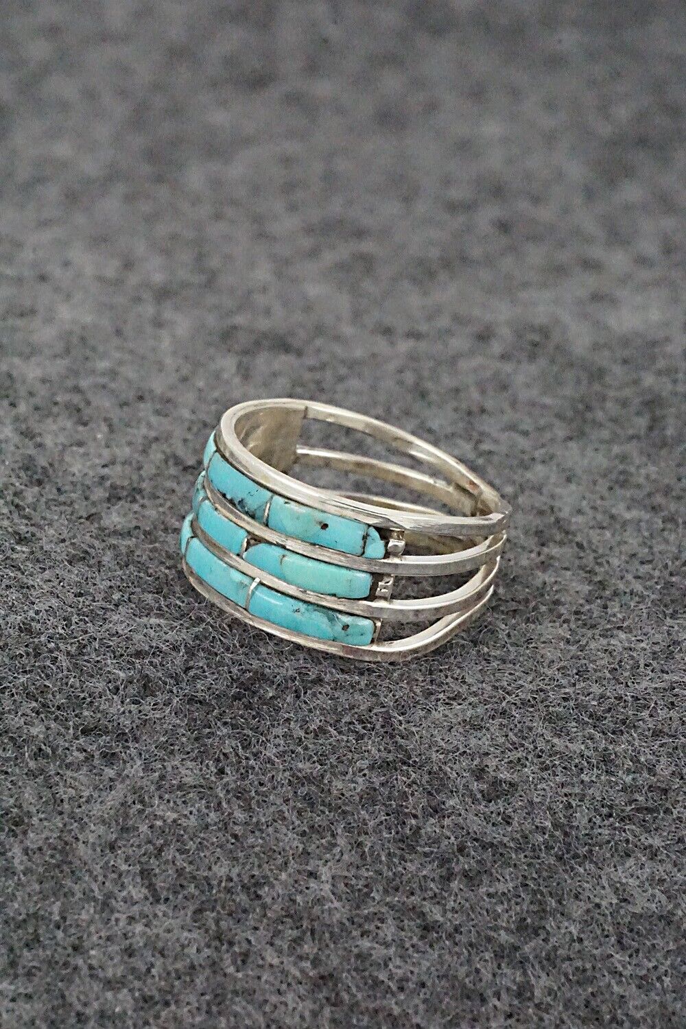 Turquoise & Sterling Silver Ring - Debbie Livingston - Size 6