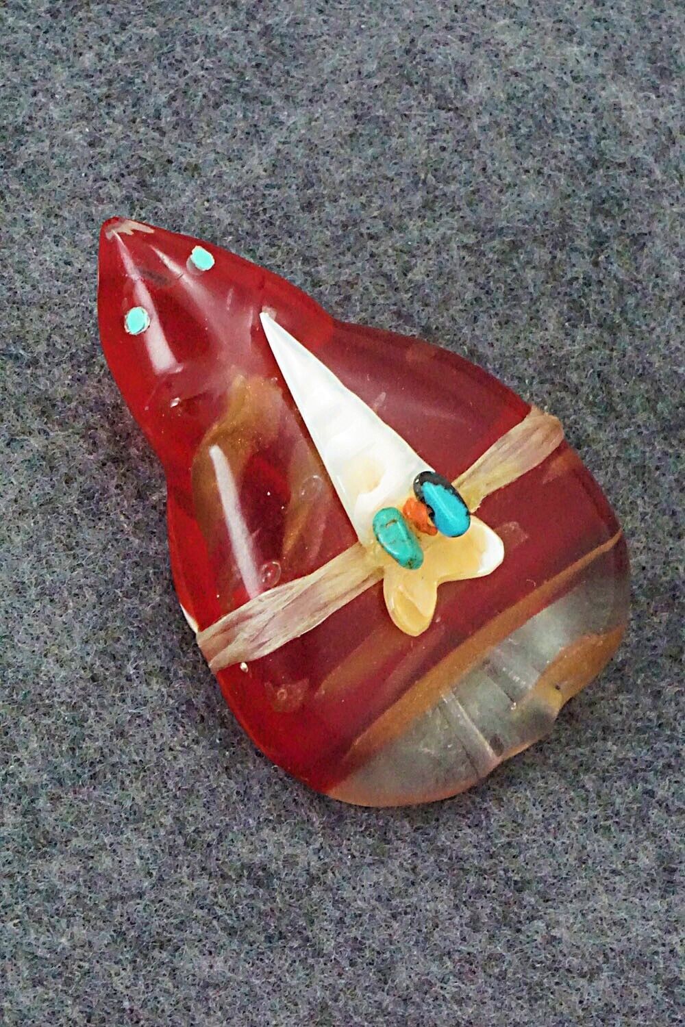 Badger Zuni Fetish Carving - Leland Boone
