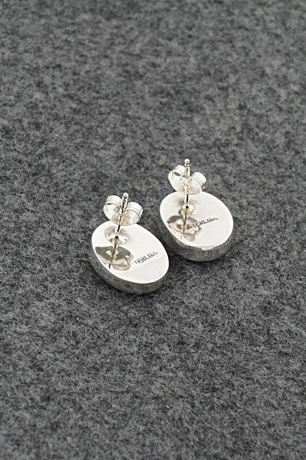 Turquoise & Sterling Silver Earrings - Rosemary Saunders