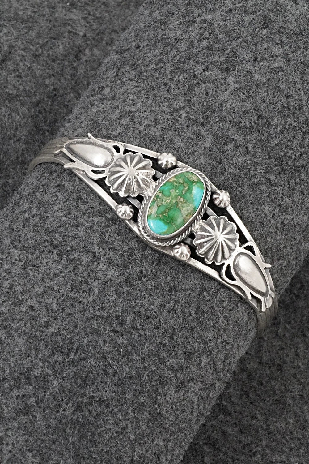 Turquoise & Sterling Silver Bracelet - Sharon McCarthy