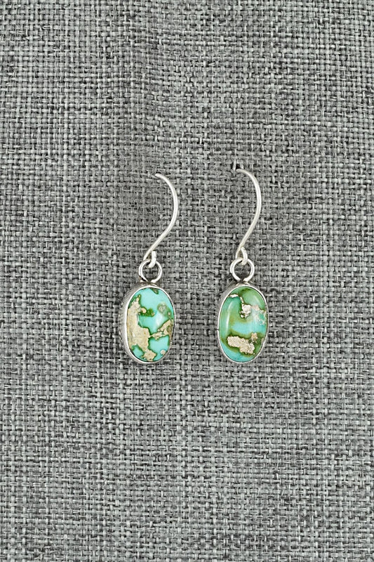 Turquoise & Sterling Silver Earrings - Rosemary Saunders