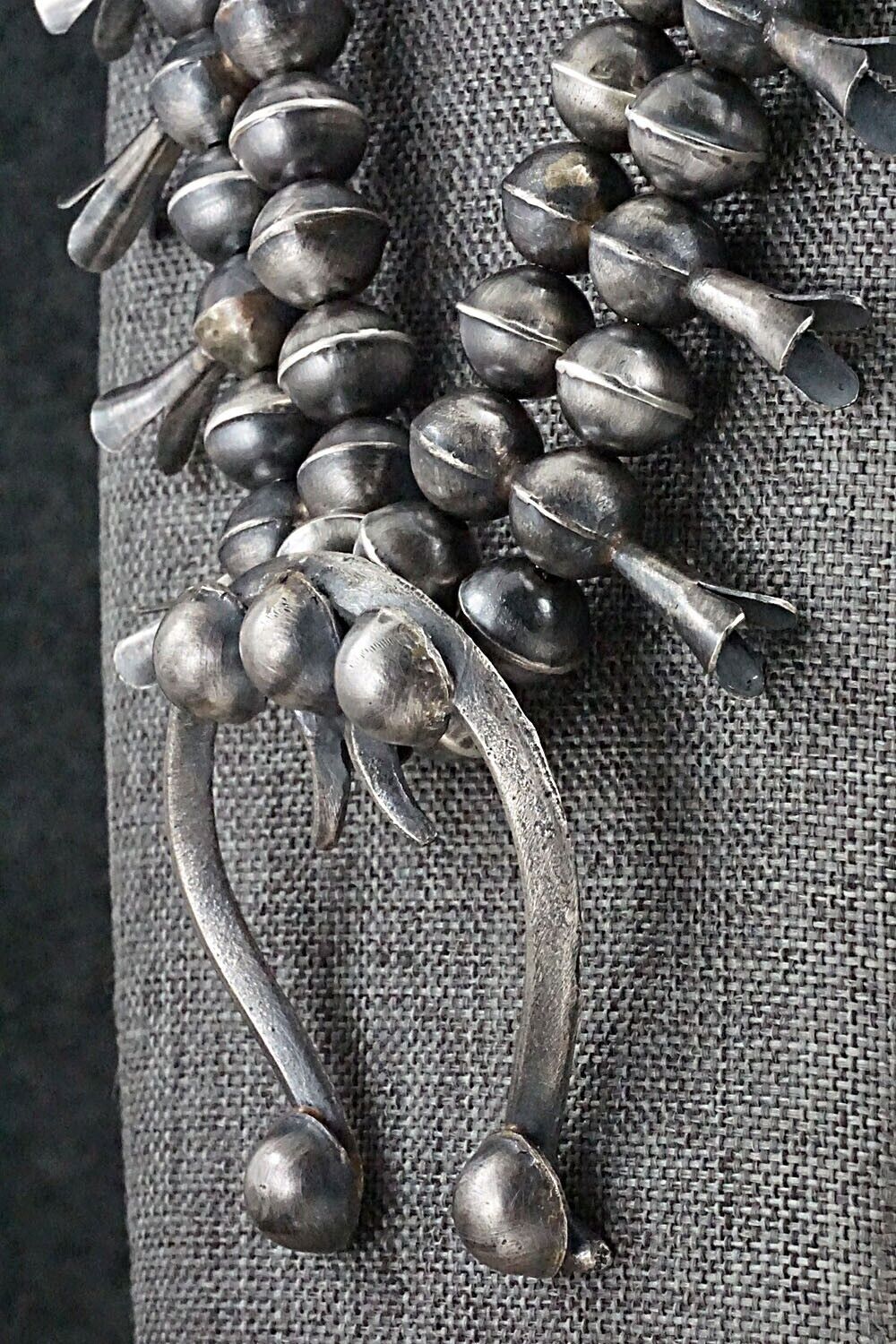 Sterling Silver Squash Blossom Set - Gilbert Martin