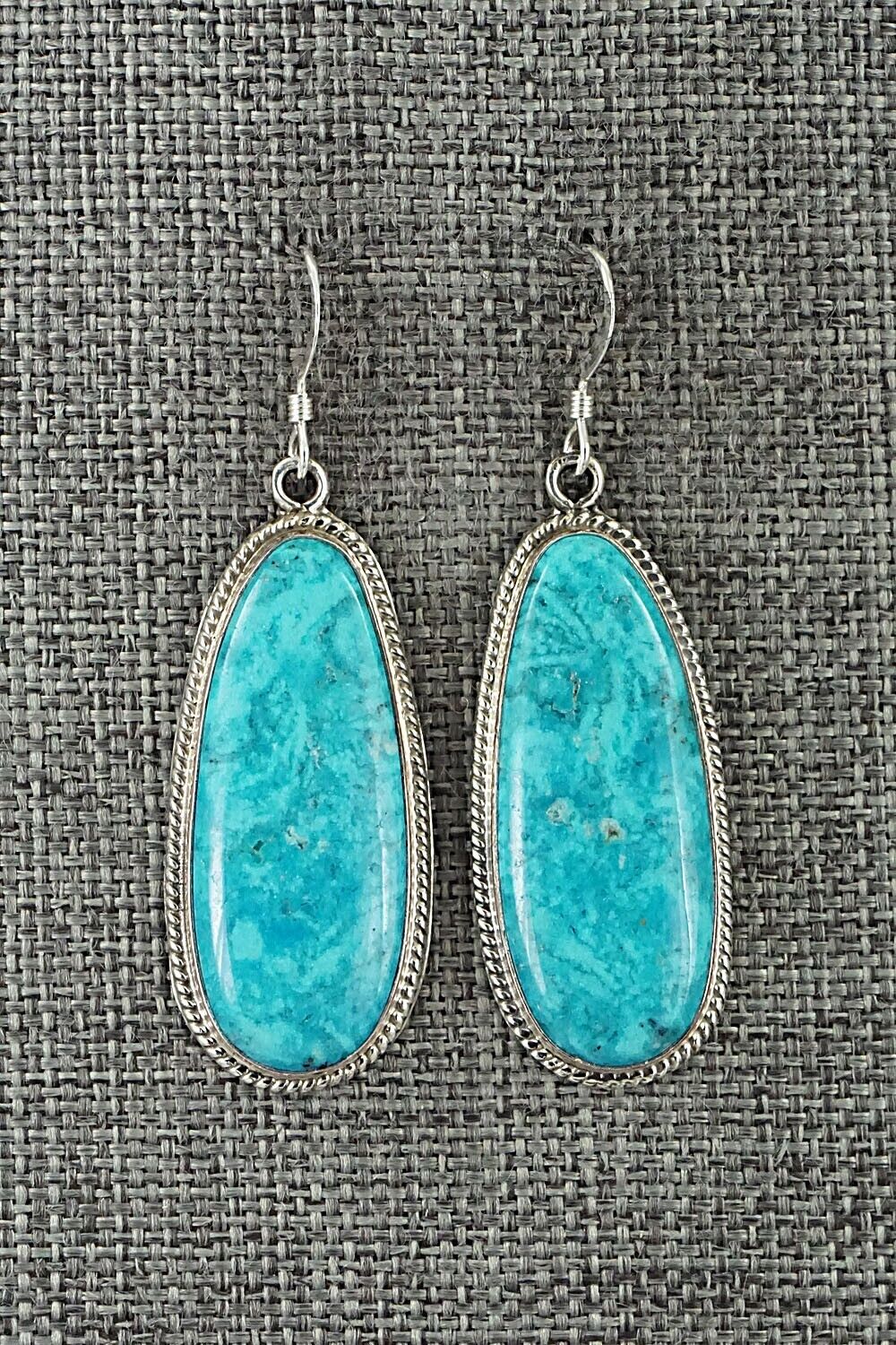 Turquoise and Sterling Silver Earrings - Sharon McCarthy