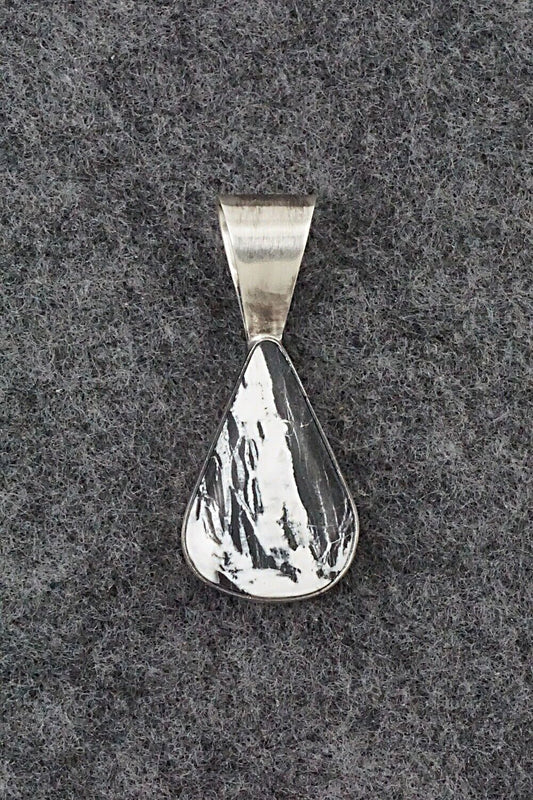 White Buffalo & Sterling Silver Pendant - Fred Guerro