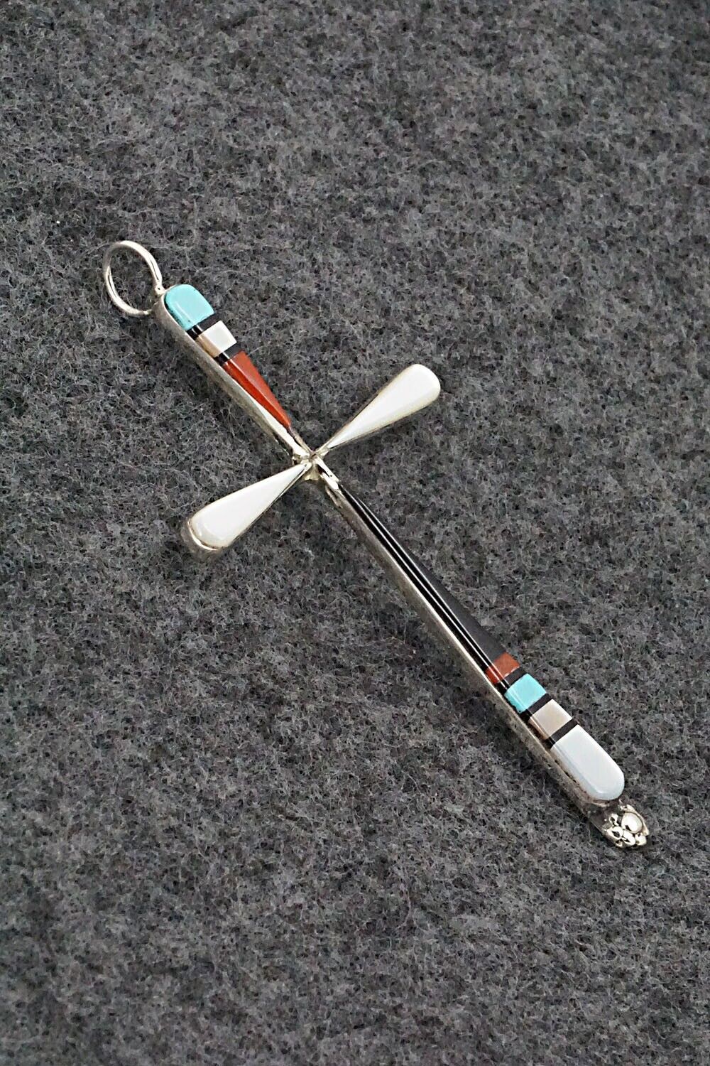 Multi-Stone & Sterling Silver Pendant - Sylvester Noche