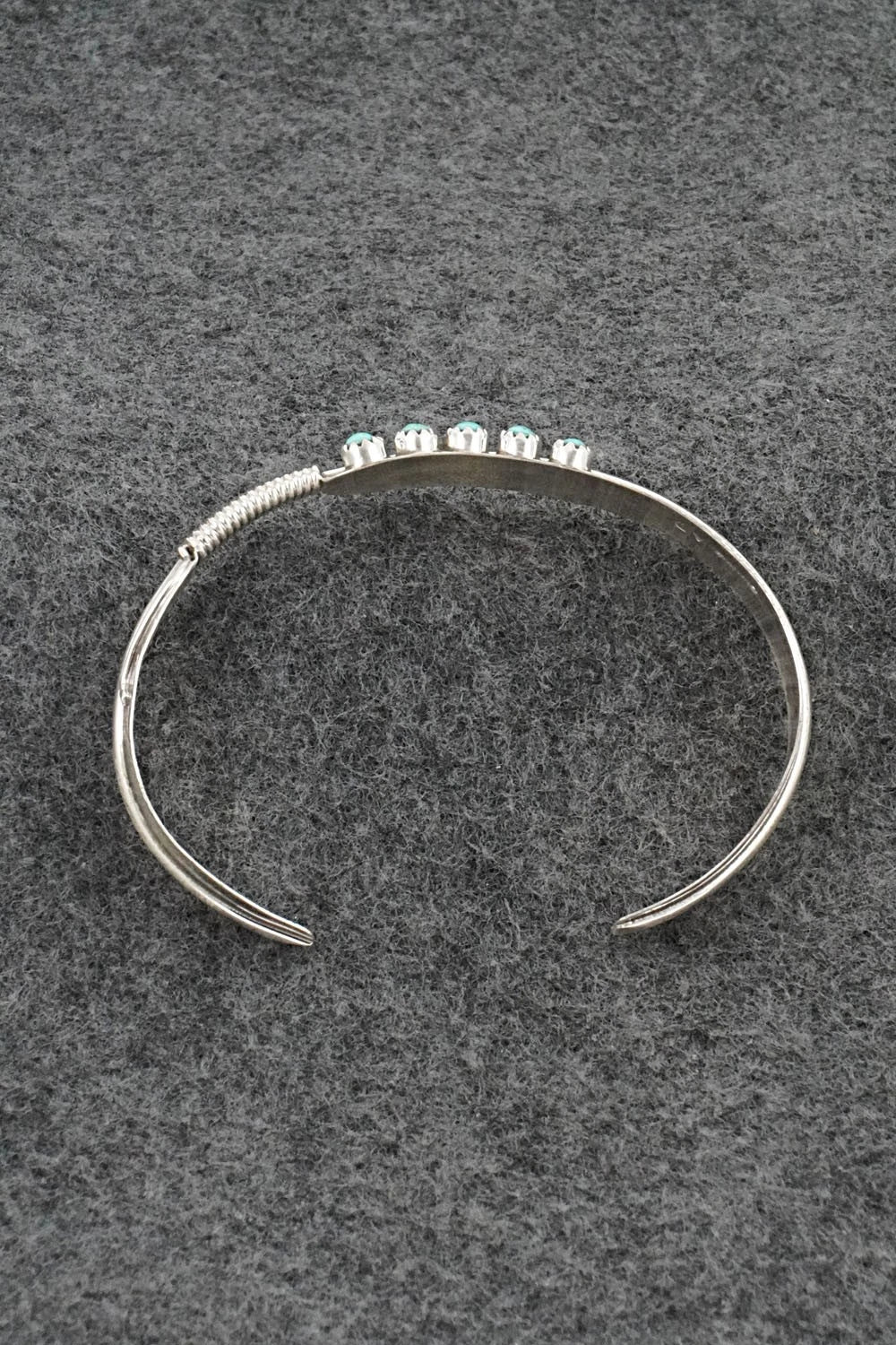 Turquoise and Sterling Silver Bracelet - Aaron Davis