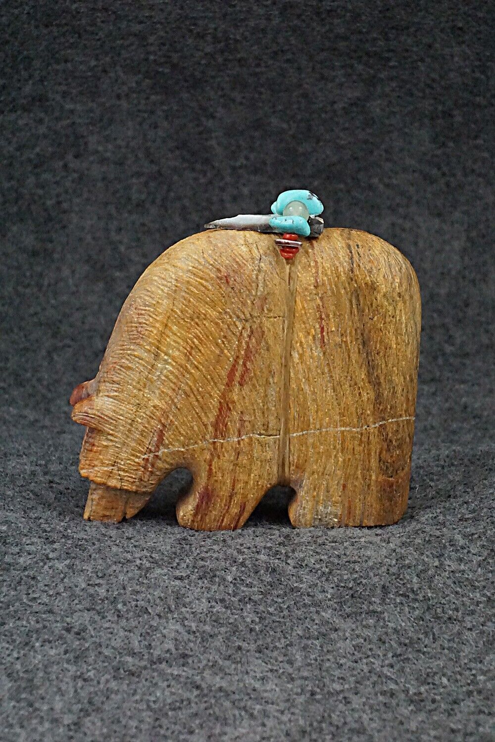 Bear Zuni Fetish Carving - Douglas Martza