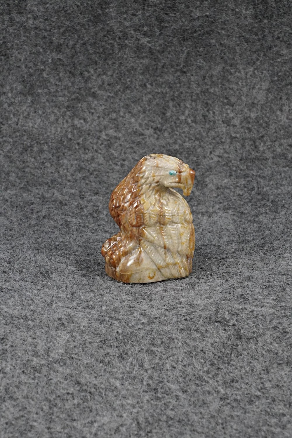 Eagle Zuni Fetish Carving - Randy Lucio
