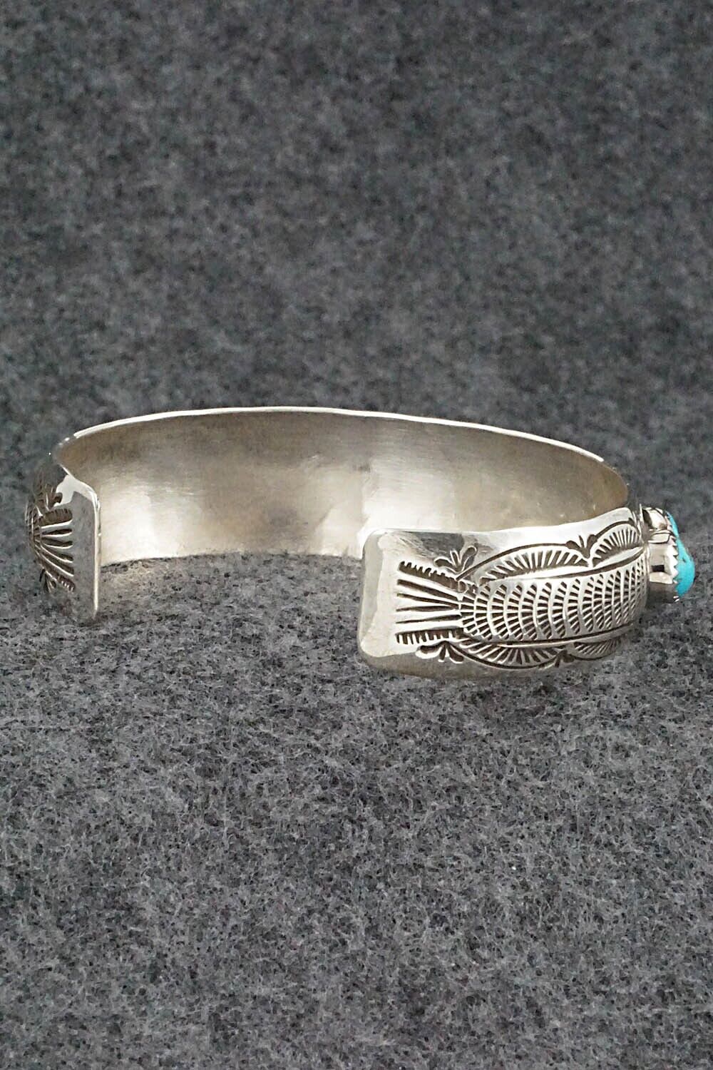 Turquoise & Sterling Silver Bracelet - Grace Silver