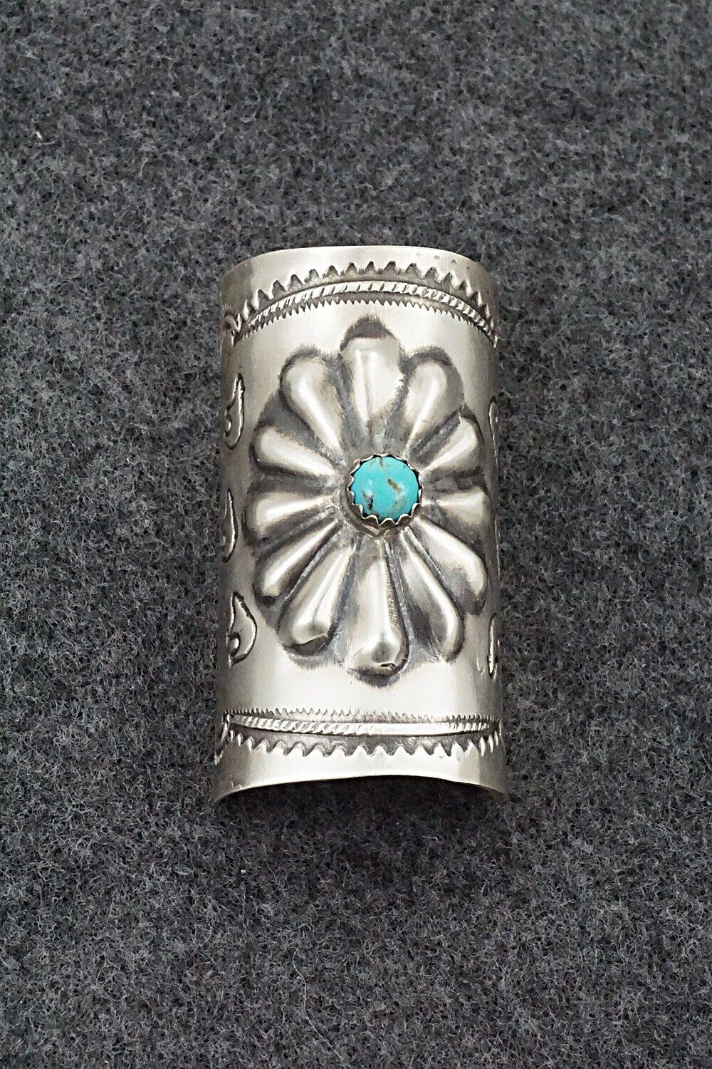 Turquoise & Sterling Silver Hair Pin - Arlene Soce