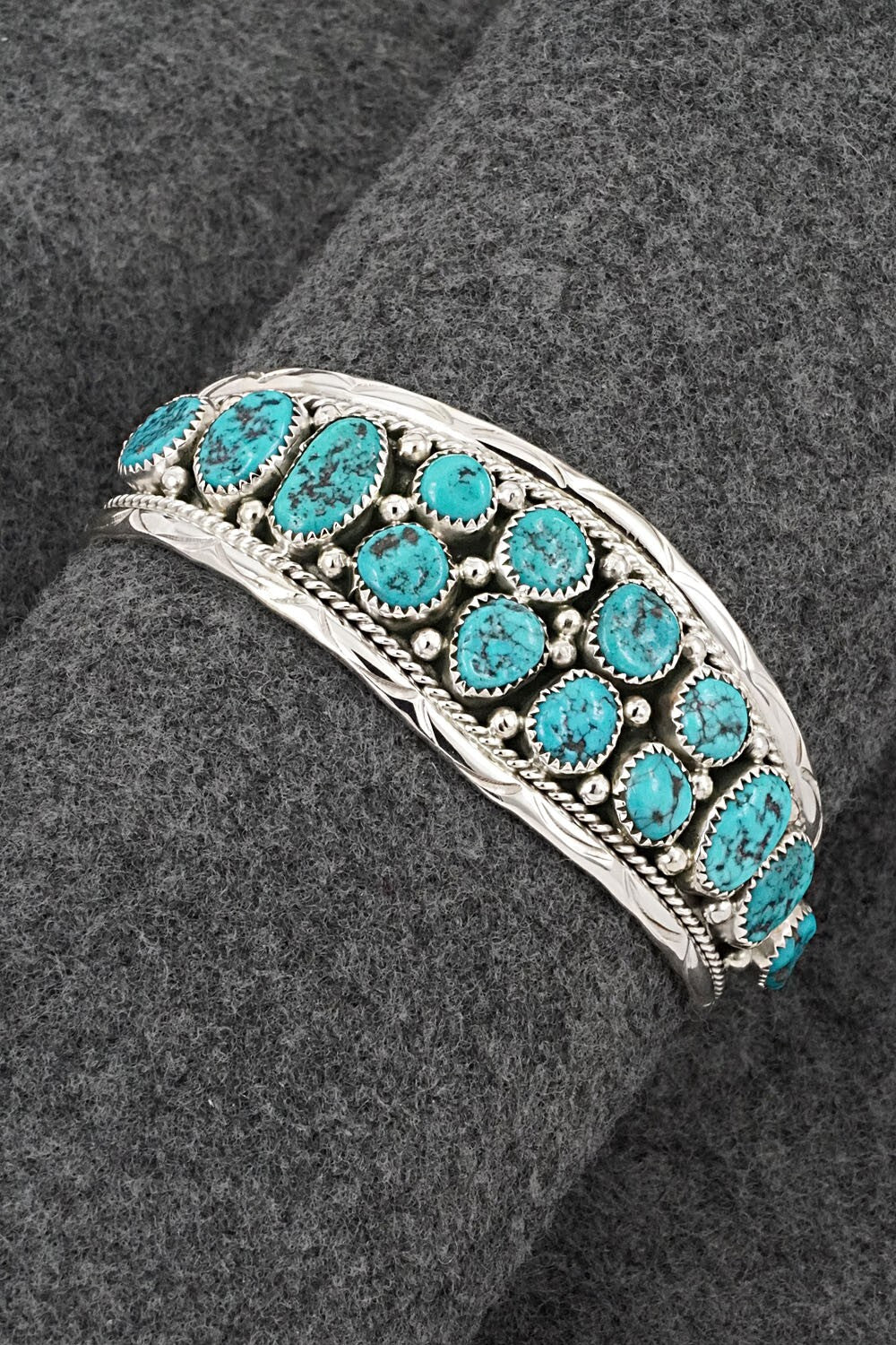 Turquoise & Sterling Silver Bracelet - Anita Whitegoat