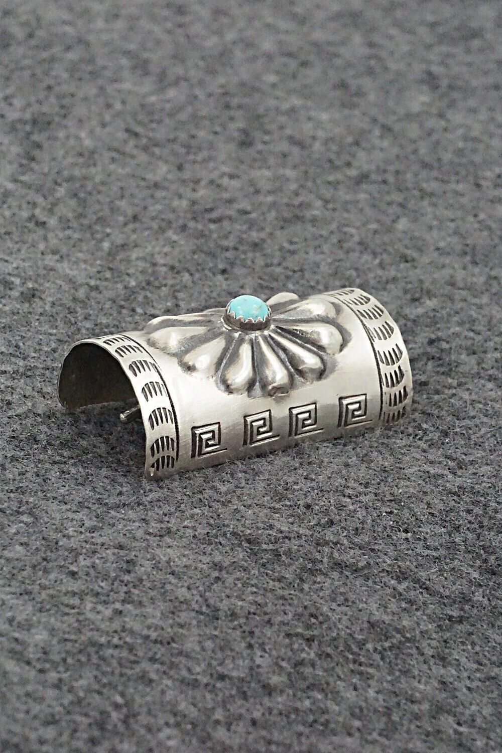 Turquoise & Sterling Silver Hair Pin - Arlene Soce