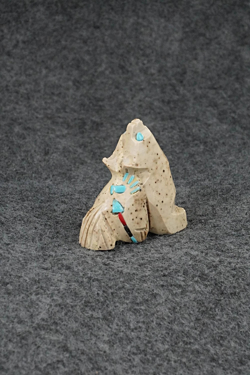 Wolf Zuni Fetish Carving - Dannette Laate