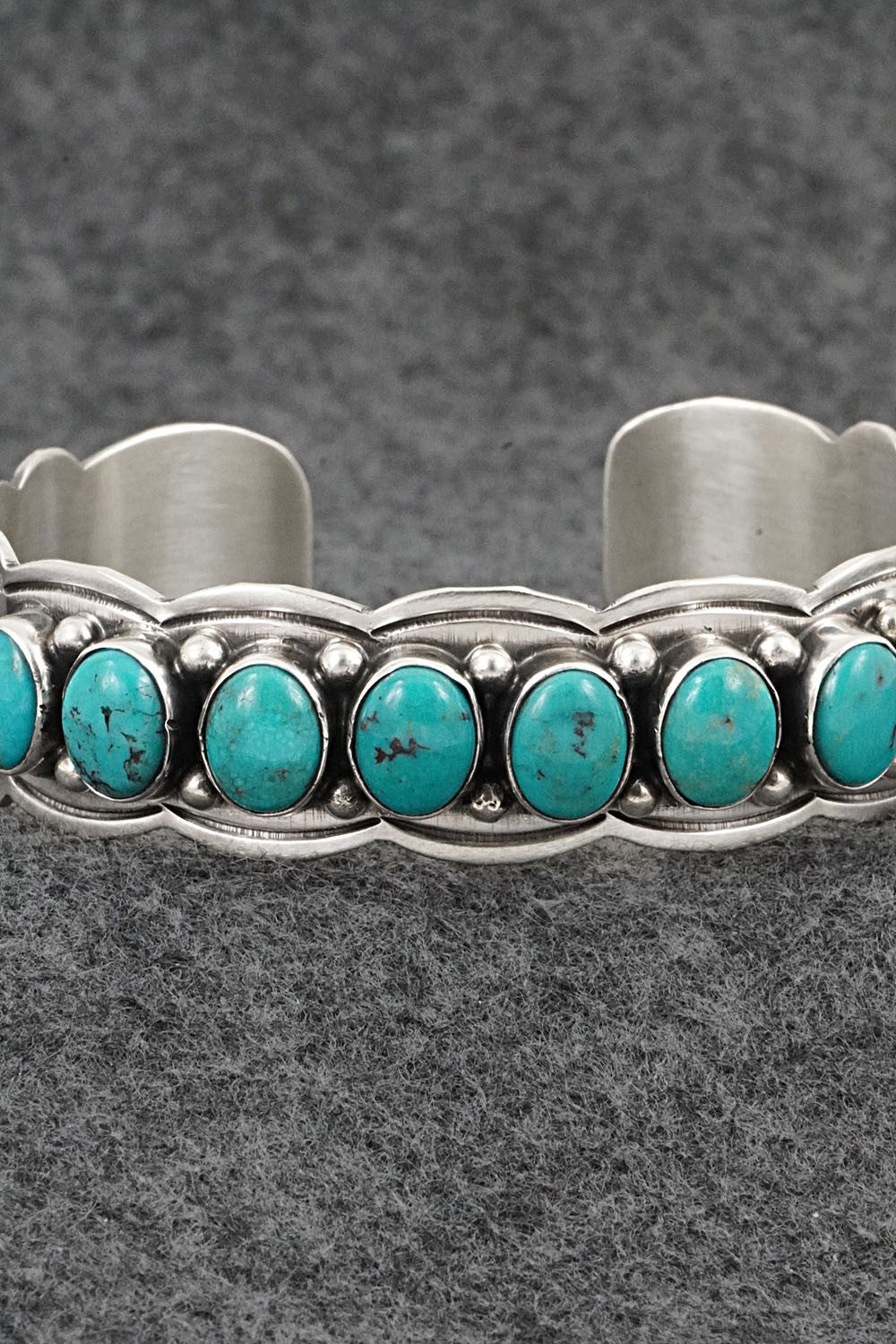 Turquoise & Sterling Silver Bracelet - Thomas Yazzie